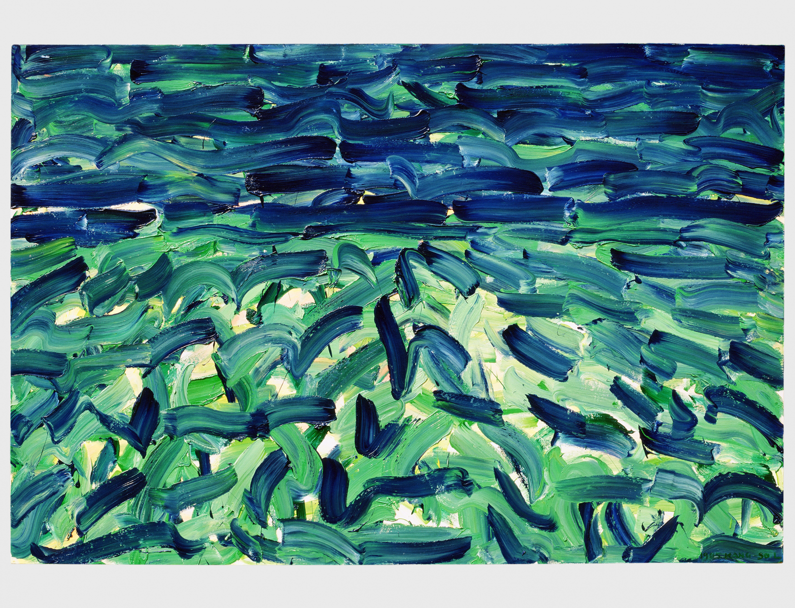 Untitled-85026, 1985, Oil on Canvas, 130.7x194cm