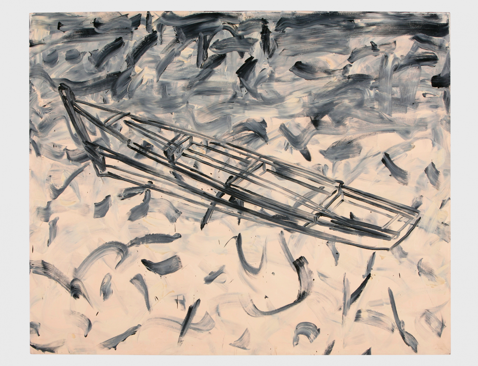 Untitled-88005, 1988, Oil on Canvas, 181.8x227.3cm