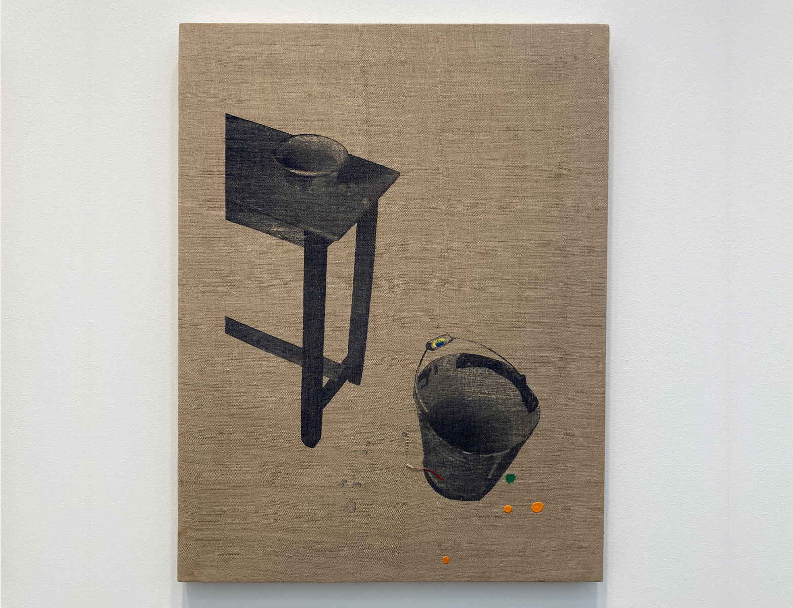 Untitled-76098, 1976, Acrylic, Serigraphy on Canvas, 65.2x50cm)