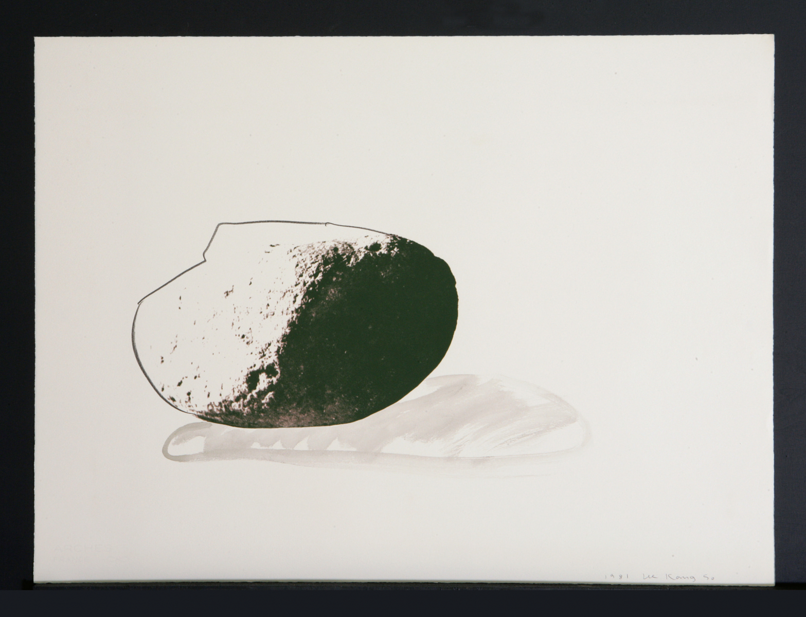 Untitled,1981,Serigraphy, Pencil, Watercolor on Paper, 56x76cm 