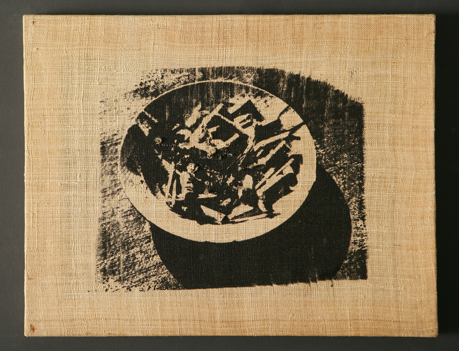 Untitled-76008, 1976, Serigraphy on Canvas, 31.8x41cm