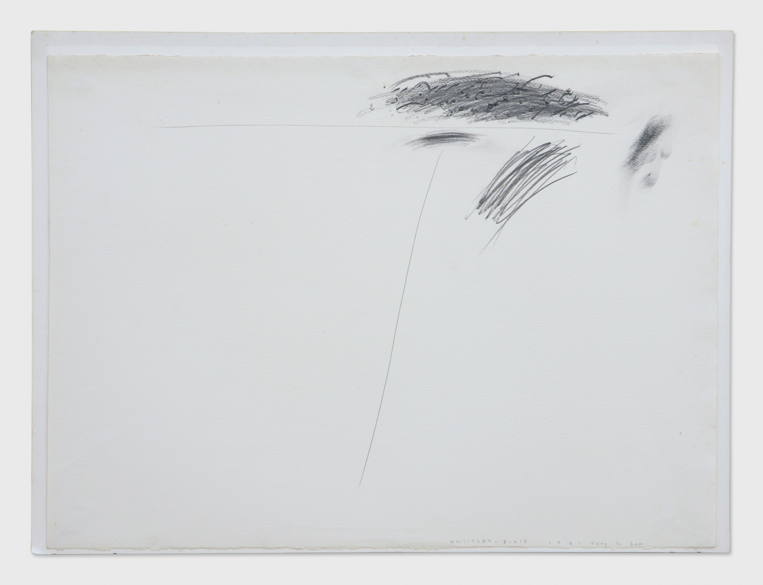 Untitled-81015, 1981, Pencil on Paper, 56x76cm