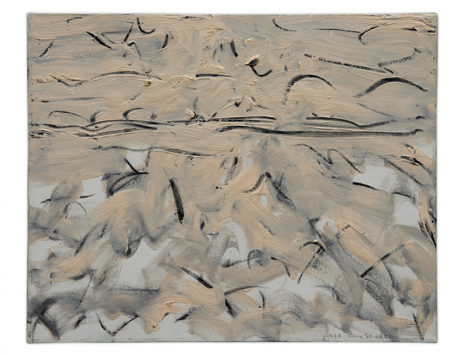 The Horizon-86015, 1986, Oil on Canvas, 60x76cm