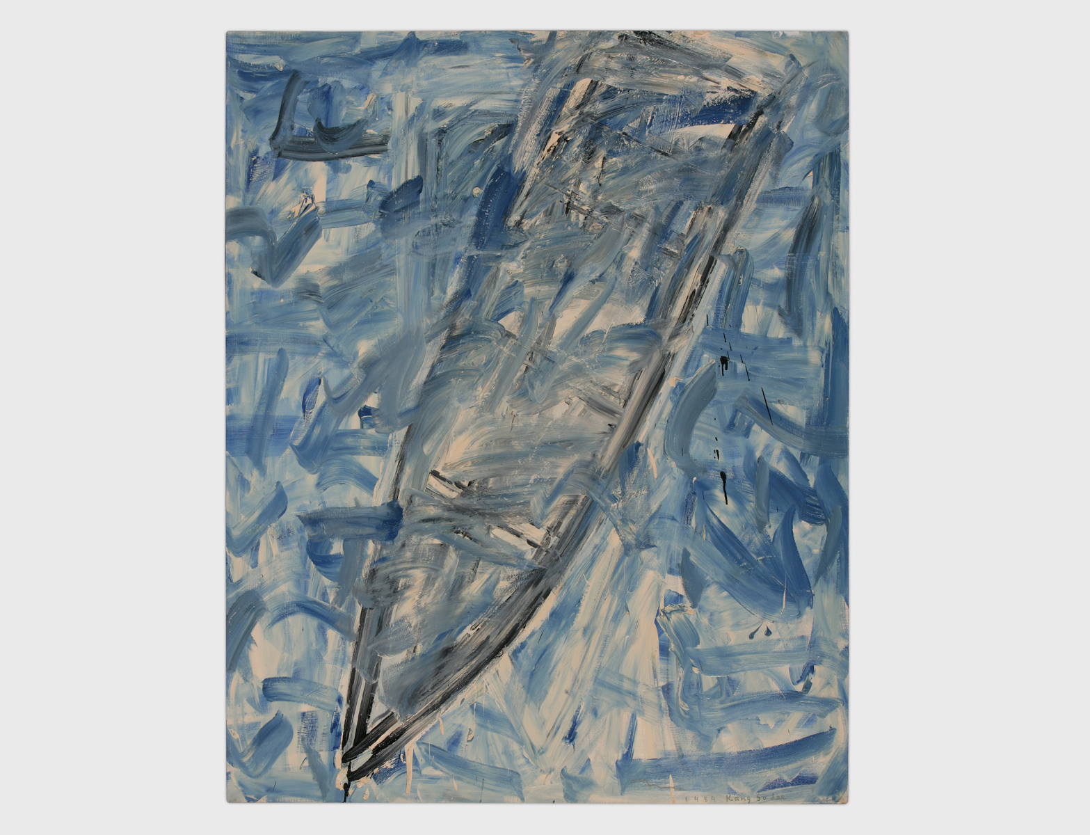 Untitled-89007, 1989, Oil on Canvas, 130.3x162cm