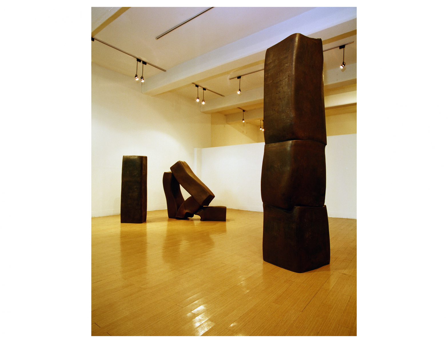 Untitled-94096, Untitled-94201, Untitled-94097, 1994, Cast Iron, 144x46x44cm, 133x178x75cm, 240x54x56cm