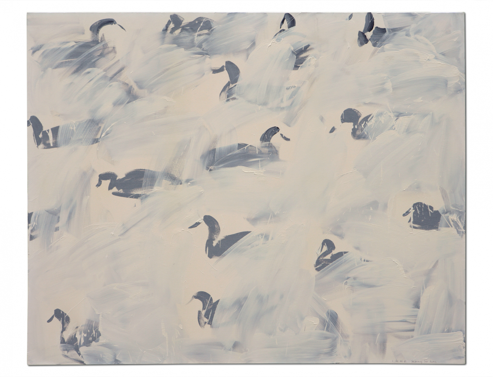 Untitled-90061, 1990, Oil on Canvas, 130.3x162cm