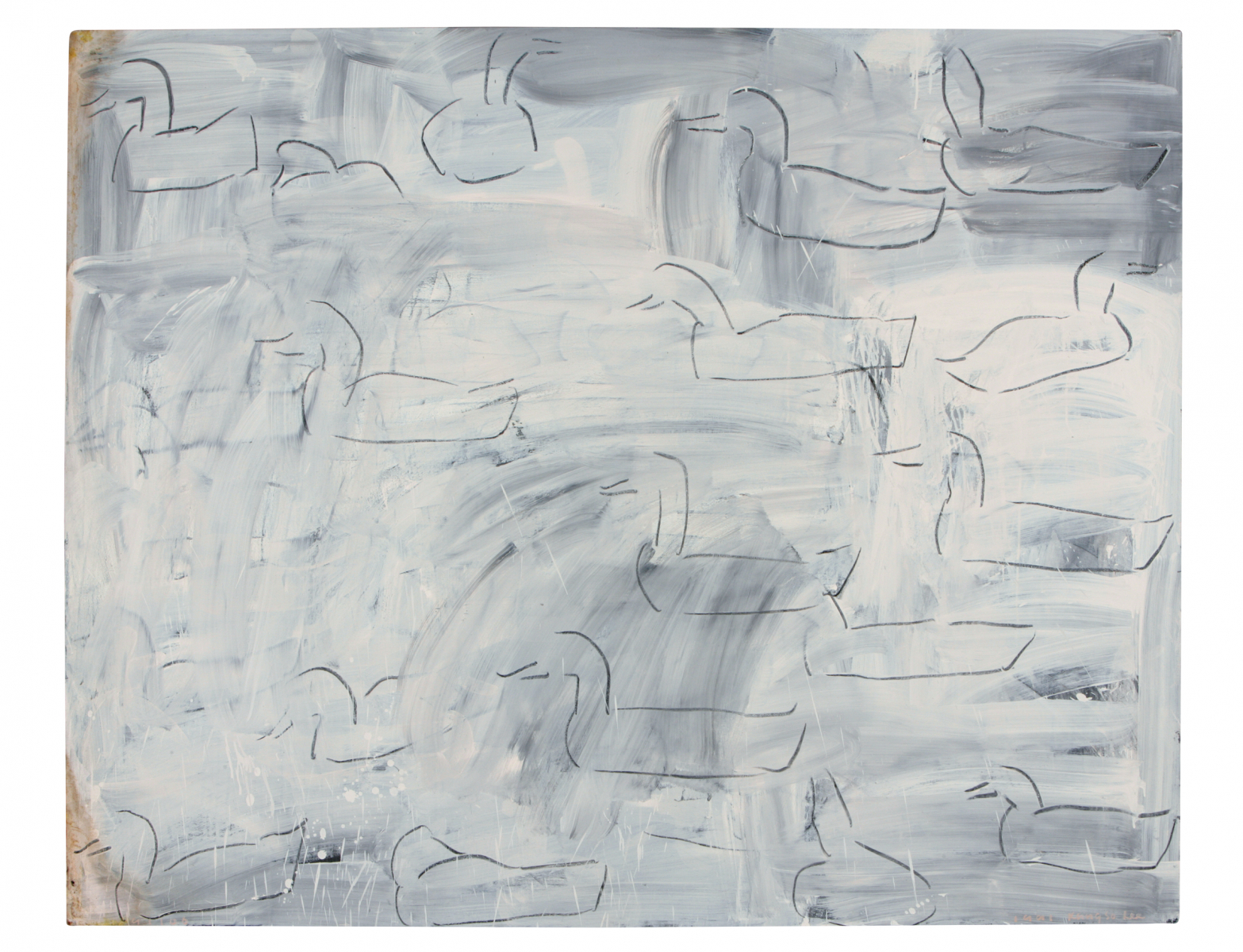 Untitled-91106, 1991, Oil on Canvas, 130.3x162cm