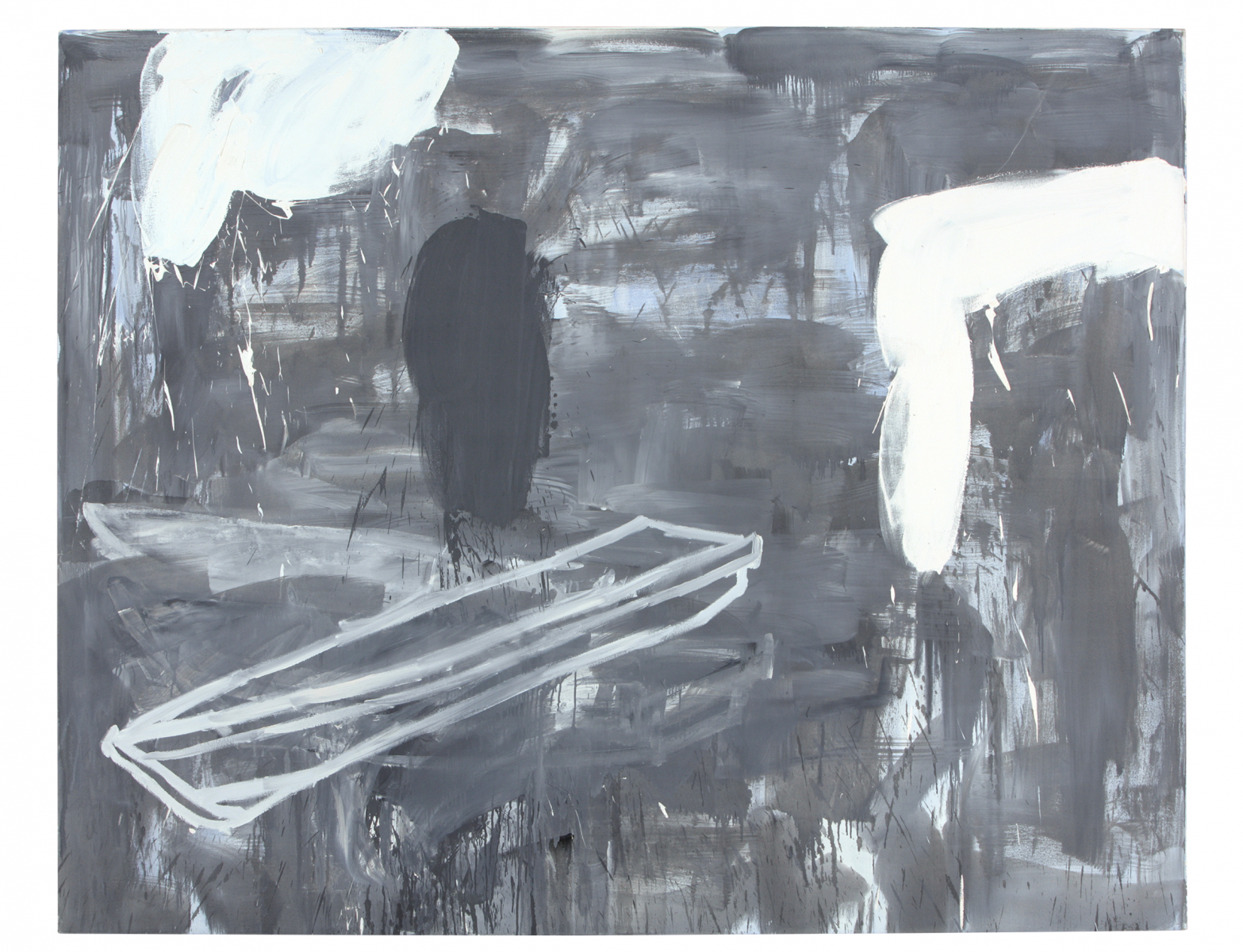 Untitled-91138, 1991, Oil on Canvas, 198x242cm