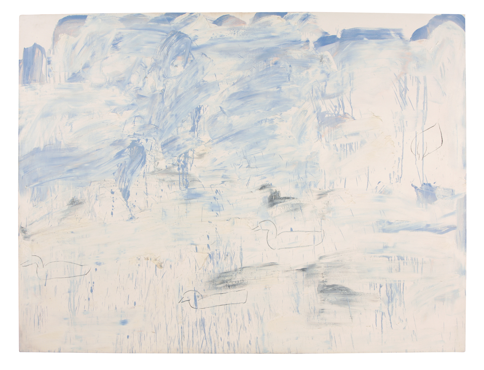Untitled-91183, 1991, Oil on Canvas, 218.2x291cm