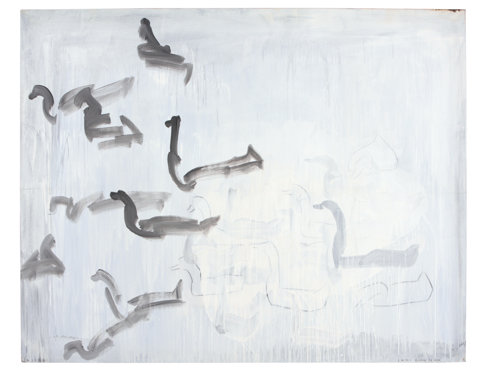 Untitled-91184, 1991, Oil on Canvas, 181.8x227.3cm
