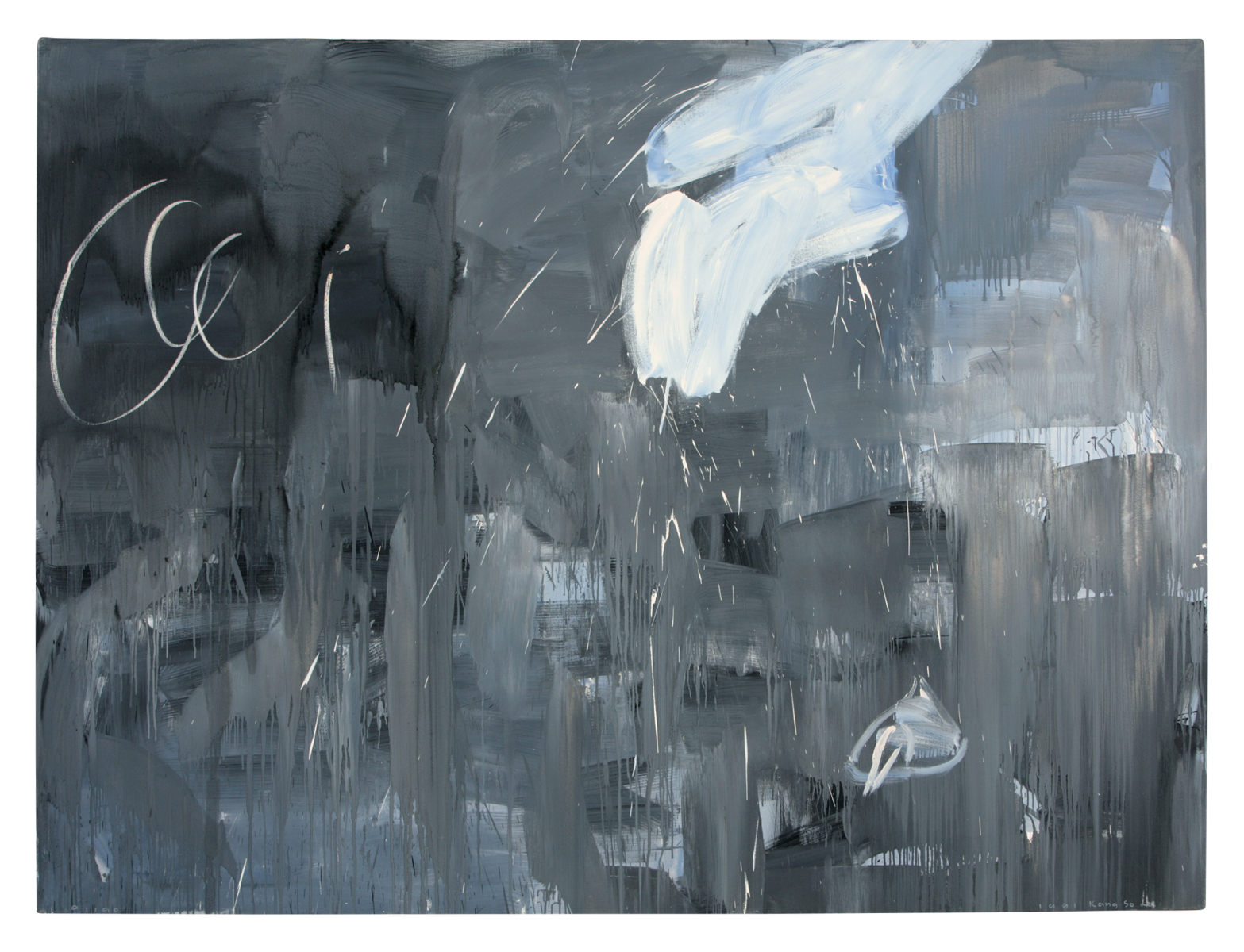 Untitled-91190, 1991, Oil on Canvas, 194x259cm