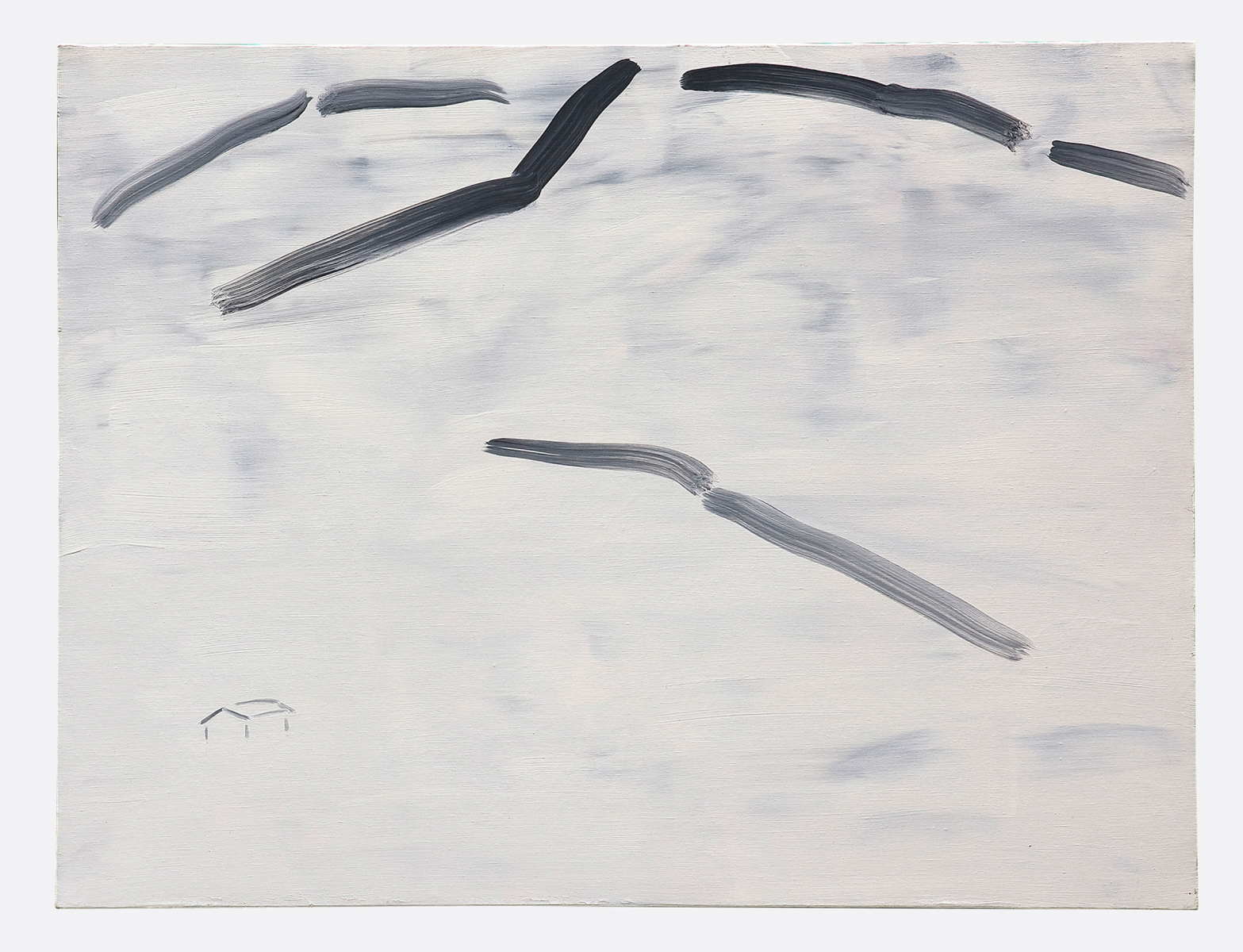 Untitled-97078, 1997, Acrylic on Canvas, 112x145cm