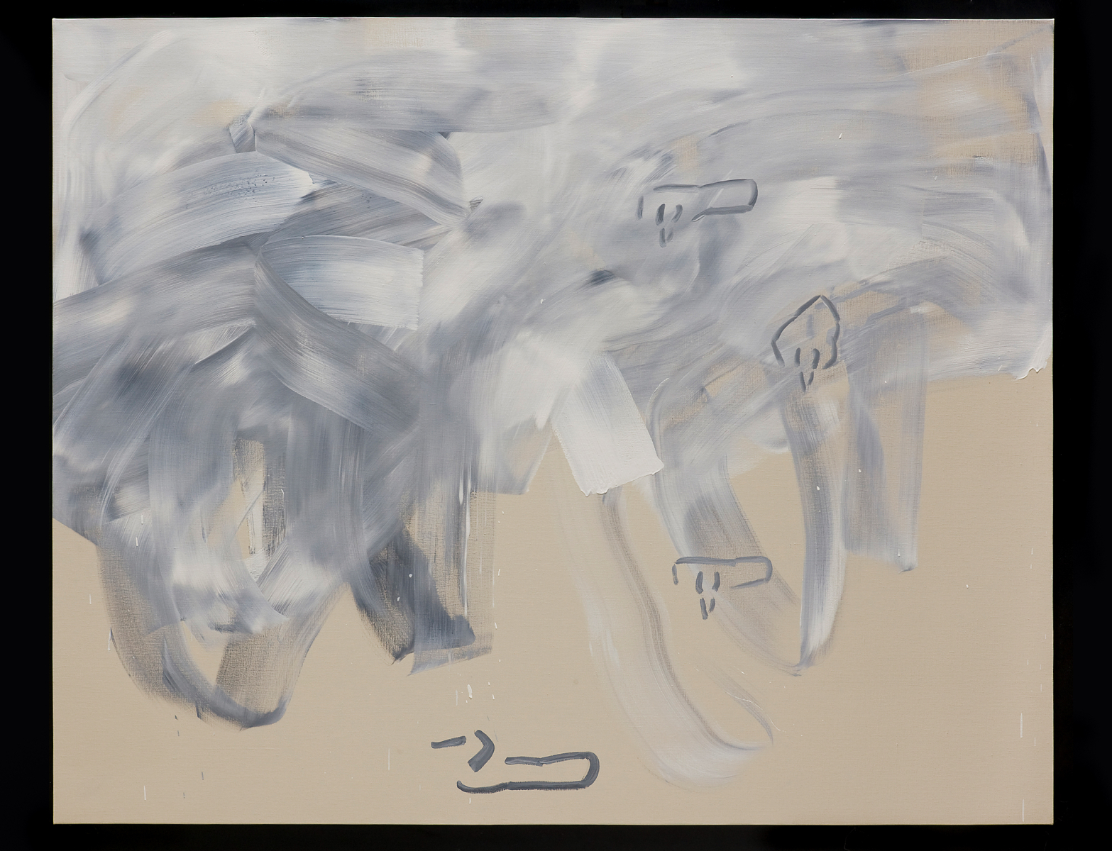 Emptiness-09024, 2009, Acrylic on Canvas, 181.8x227.3cm
