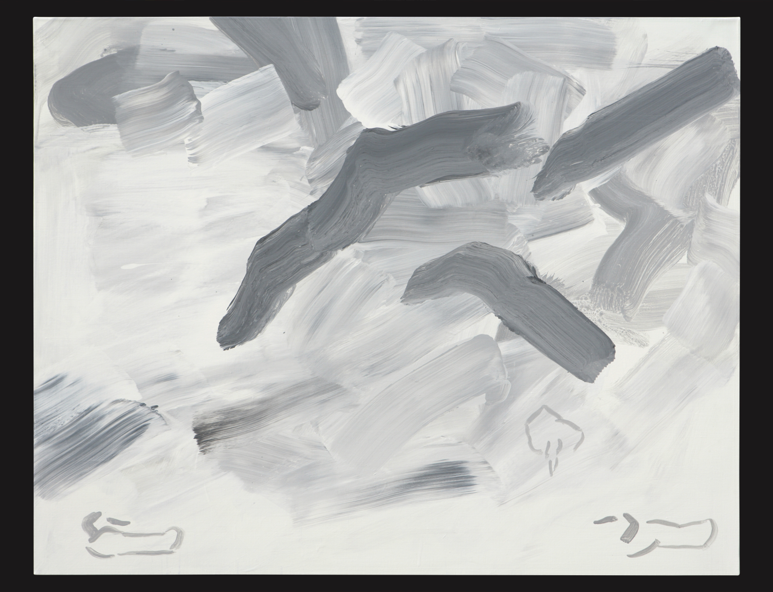 Emptiness-09054, 2009, Acrylic on Canvas, 130.3x162cm
