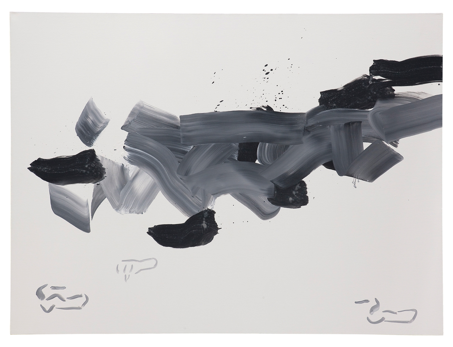 Emptiness-09092, 2009, Acrylic on Canvas, 194x259cm
