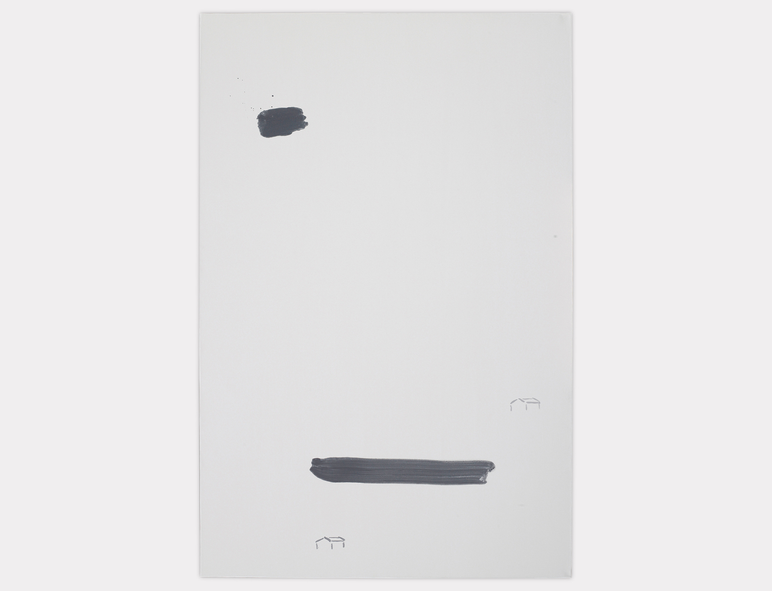 Emptiness-0901202, 2009, Acrylic on Canvas, 333.3x218.2cm