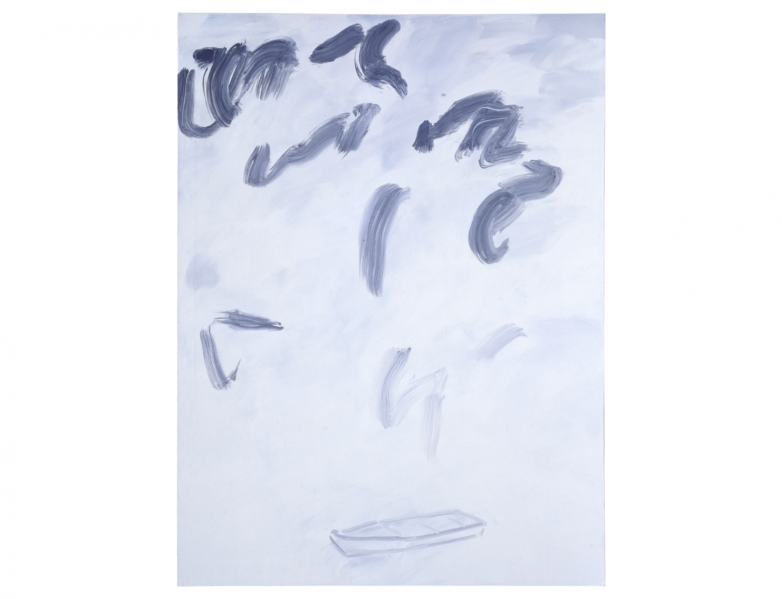 From an Island-01004, 2001, Oil on Canvas, 259x194cm

