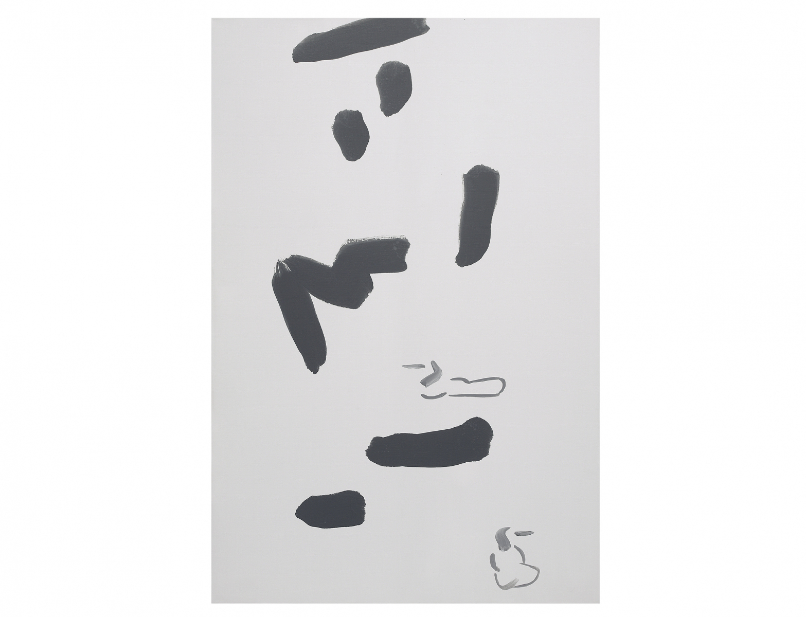 Emptiness-10109, 2010, Acrylic on Canvas, 194x130.3cm
