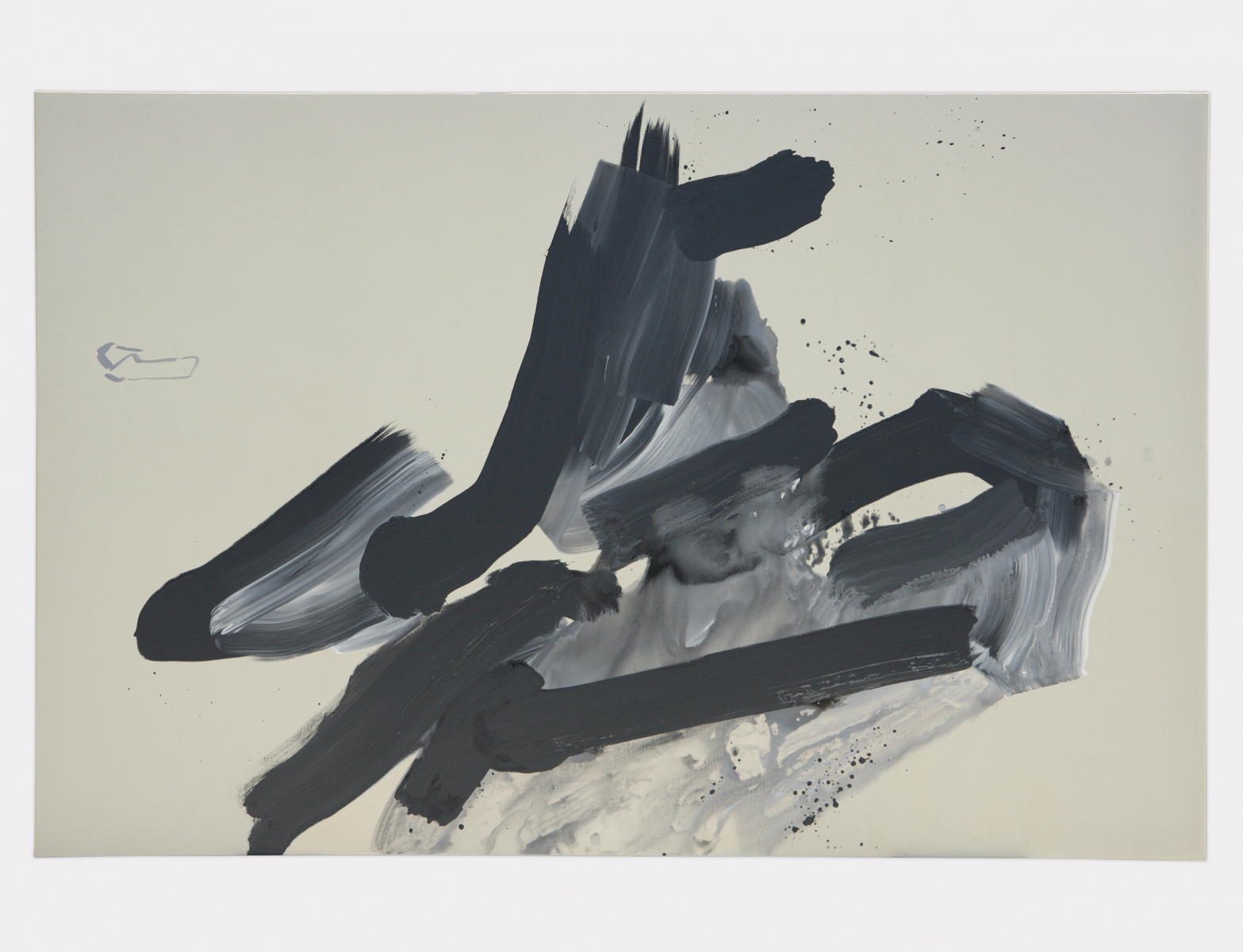 Emptiness-13108, 2013, Acrylic on Canvas, 218.2x333.3cm
