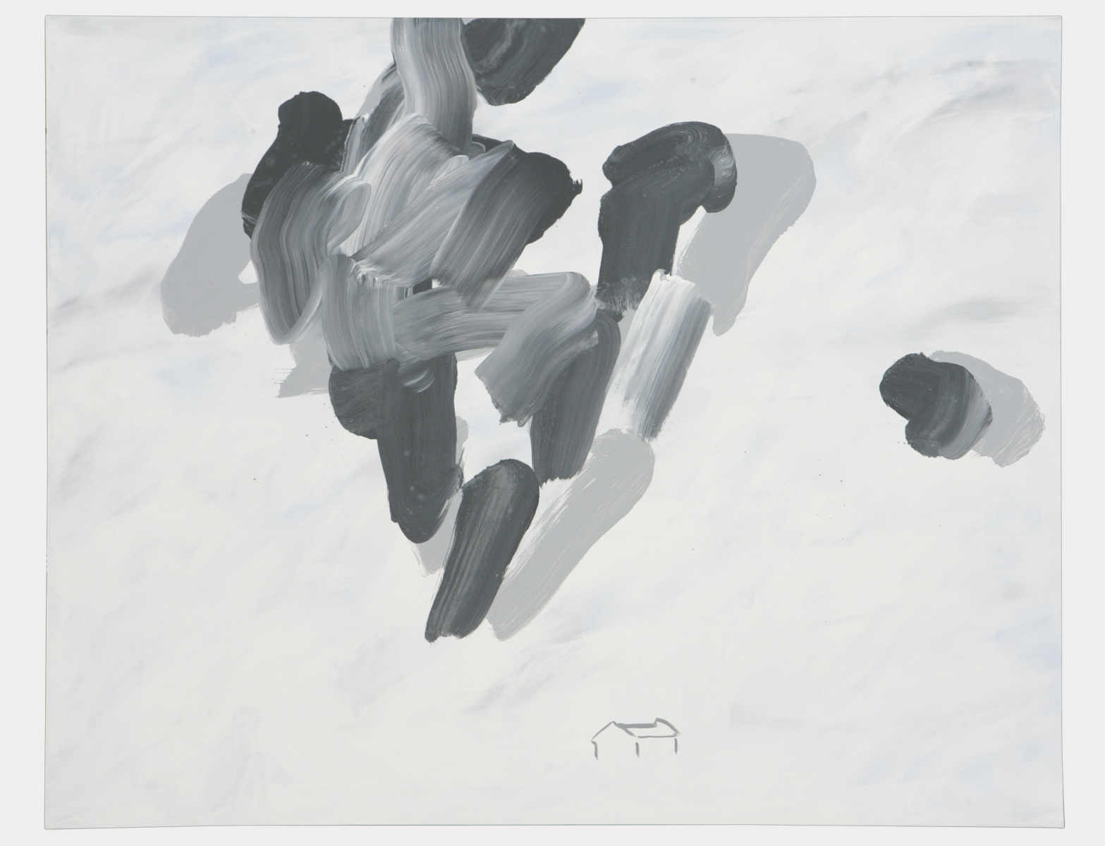 Emptiness-13148, 2013, Acrylic on Canvas, 181.8x227.3cm

