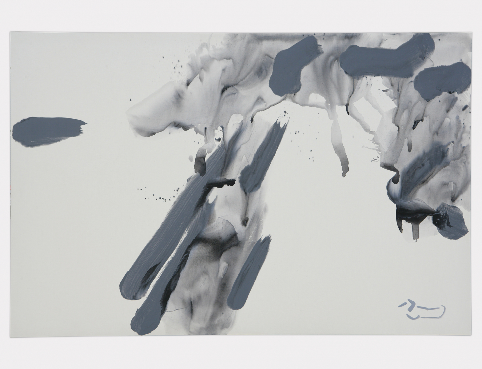 Emptiness-14007, 2014, Acrylic on Canvas, 218x333.3cm
